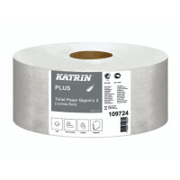 Produktbild för Katrin Plus Gigant M 2 - toalettpapper - rulle - 310 m - vit
