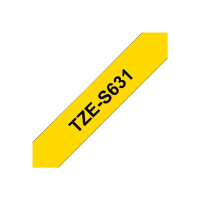Produktbild för Brother TZe-S631 - bandlaminat - 1 kassett(er) - Rulle (1,2 cm x 8 m)
