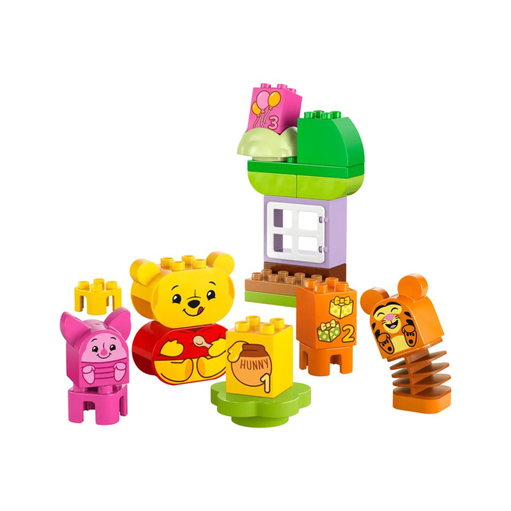Produktbild för LEGO DUPLO Disney Winnie the Pooh 10457 - Nalle Puhs födelsedagskalas - byggsats