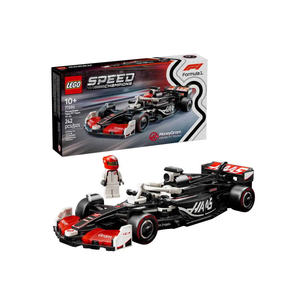 Produktbild för LEGO Speed Champions 77250 - MoneyGram Haas F1 Team VF-24 Race Car - byggsats