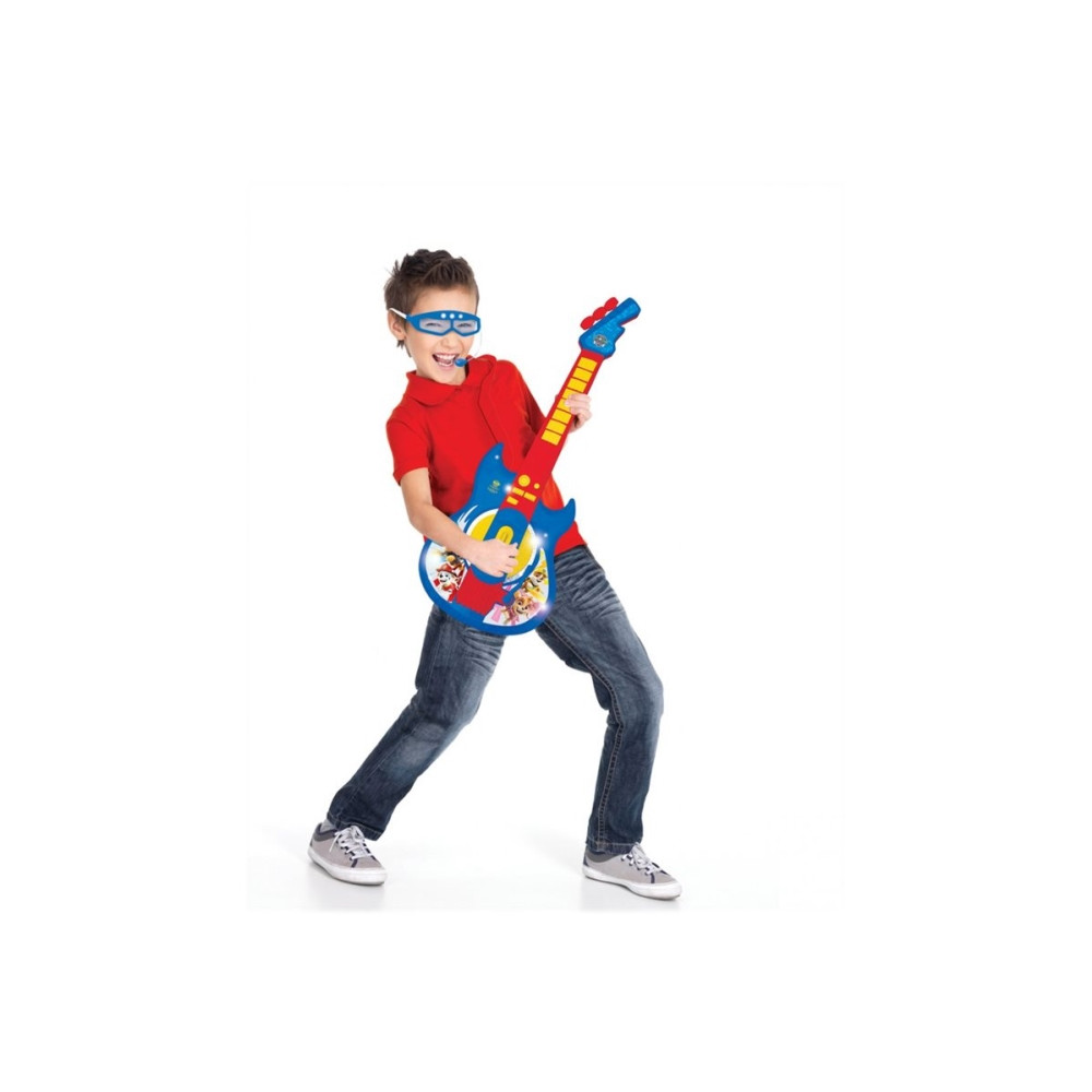 Produktbild för Paw Patrol Elektrisk Gitarr med Ljus och Glasögon med mikrof...