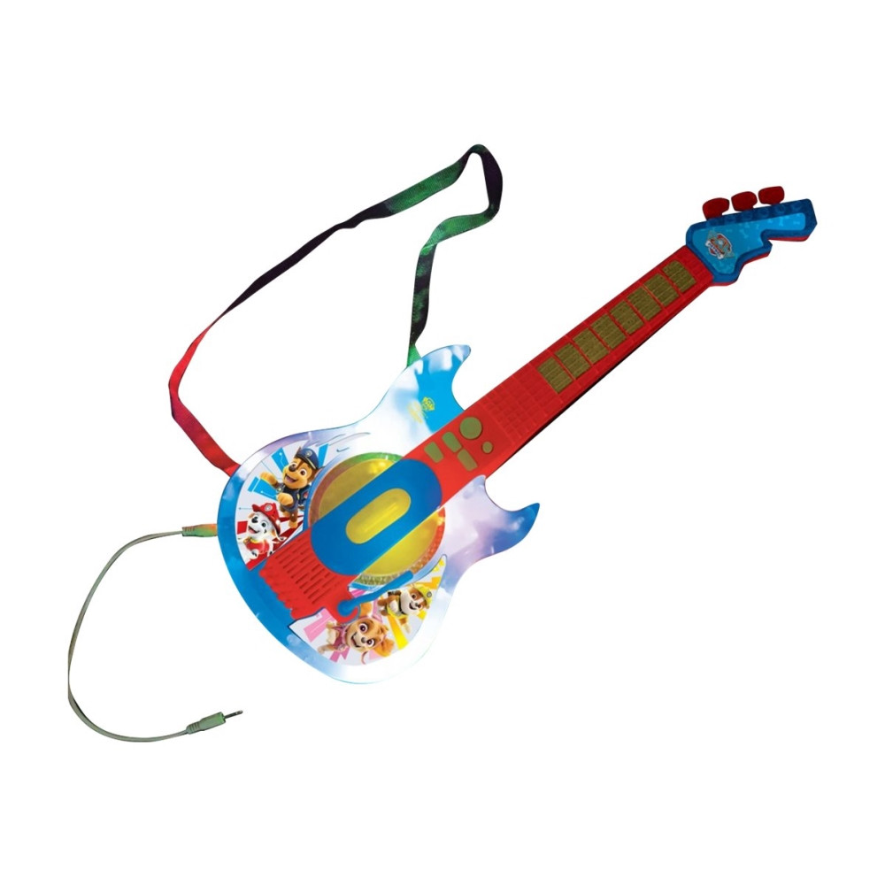 Produktbild för Paw Patrol Elektrisk Gitarr med Ljus och Glasögon med mikrof...