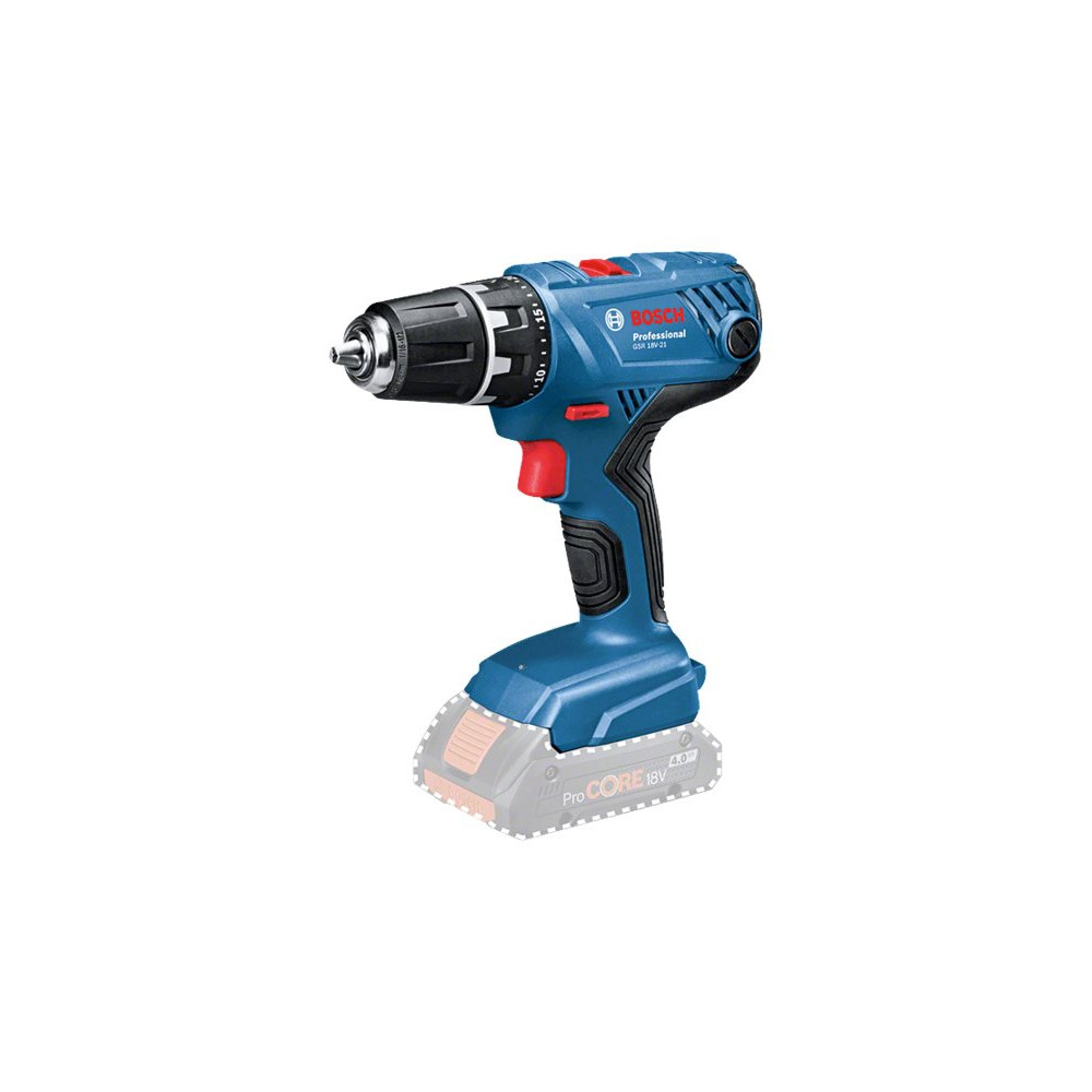 Produktbild för Bosch GSR Professional 18V - 21 - skruvmejsel - sladdlös - inget batteri