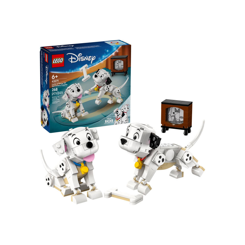 Produktbild för LEGO Disney 43271 - The Puppies Lucky and Penny from 101 Dalmatians - byggsats