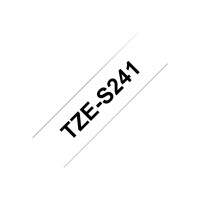 Produktbild för Brother TZe-S241 - bandlaminat - 1 kassett(er) - Rulle (1,8 cm x 8 m)