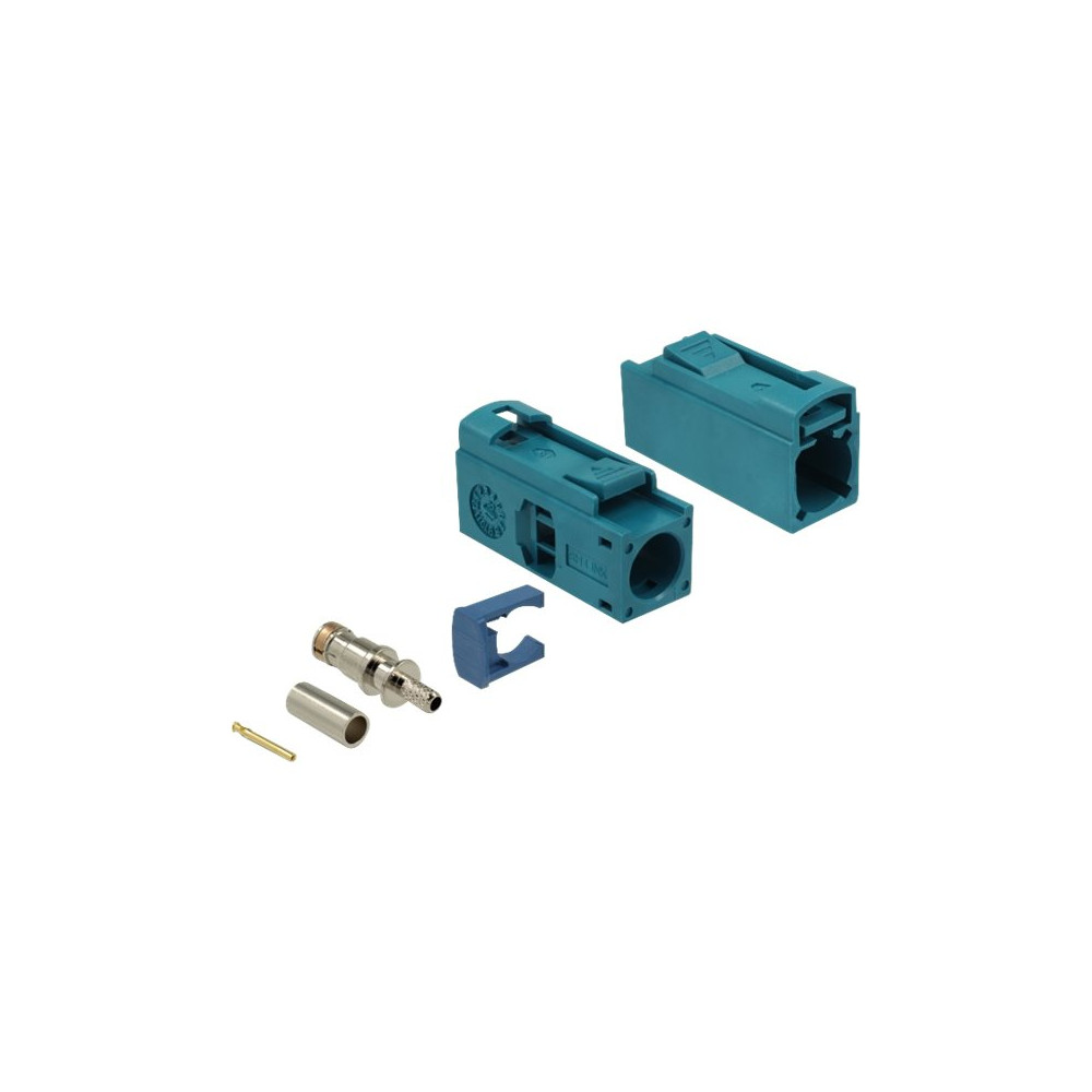 Produktbild för Delock FAKRA Z jack 25 mm (long) for crimping - modulär insättning