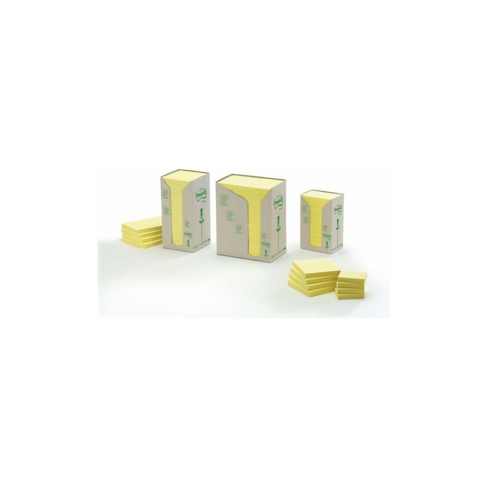 Produktbild för Post-it 653-1T - mini-tower bärbara datorer - 38 x 51 mm - 2400 ark (24 x 100)