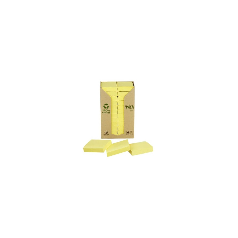Produktbild för Post-it 653-1T - mini-tower bärbara datorer - 38 x 51 mm - 2400 ark (24 x 100)