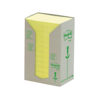 Produktbild för Post-it 653-1T - mini-tower bärbara datorer - 38 x 51 mm - 2400 ark (24 x 100)