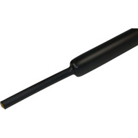 Produktbild för MELBYE krymphylsa tunnvägg svart krympförhållande Ø6/2 mm me...