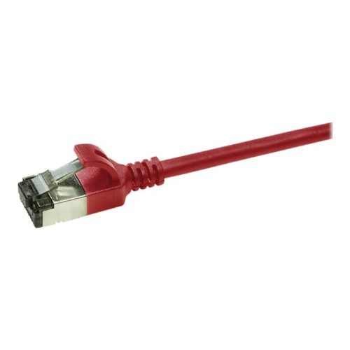 2direct LogiLink SlimLine - patch-kabel - 1 m - röd, RAL 3031