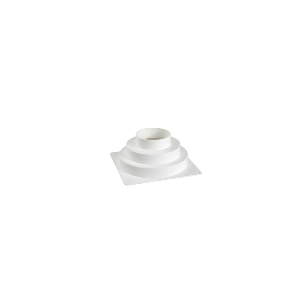 Produktbild för FRESH övergångsstycke/fläns 175x175 mm med stuts Ø82/125/160...