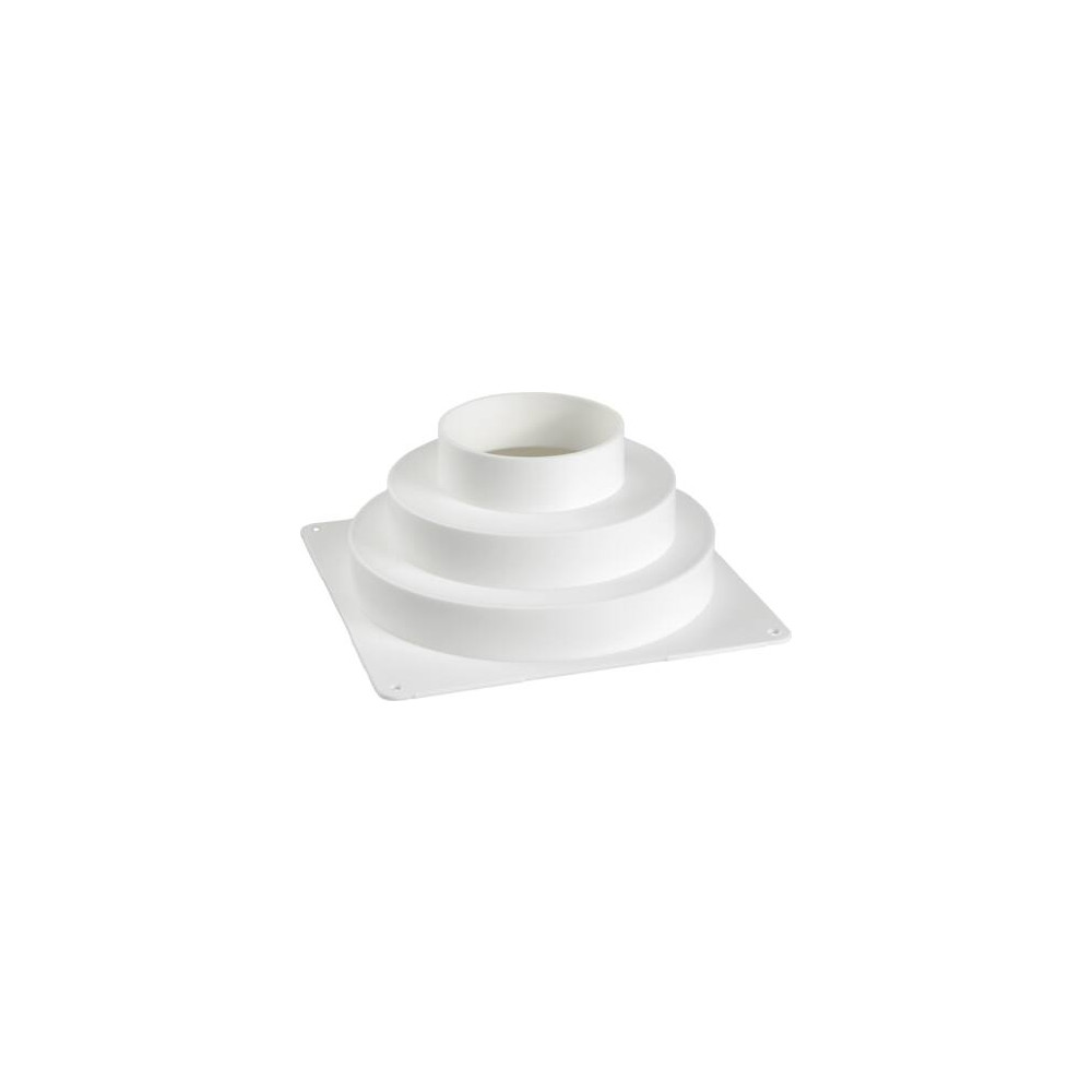 Produktbild för FRESH övergångsstycke/fläns 175x175 mm med stuts Ø82/125/160...