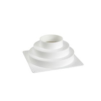 Produktbild för FRESH övergångsstycke/fläns 175x175 mm med stuts Ø82/125/160...