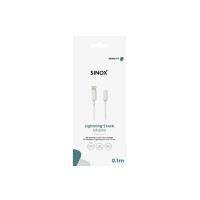Produktbild för Sinox SOE03250, 0,1 m, blixt, 3,5 mm, hankontakt, honkontakt...