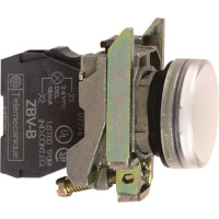 Produktbild för Schneider Electric XB4BVM1, Vit, IP66, CSA, 230-240 V, 2,2 c...