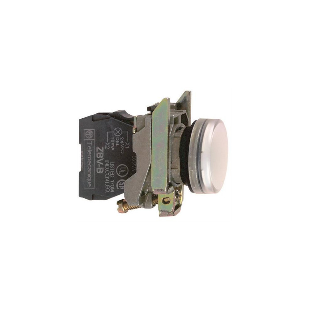 Produktbild för Schneider Electric XB4BVM1, Vit, IP66, CSA, 230-240 V, 2,2 c...