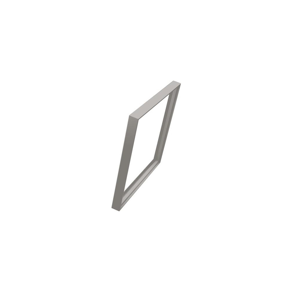 Produktbild för PLANO påbyggnadsram för LED flat panel 598x598x50 RAL9016 ki...