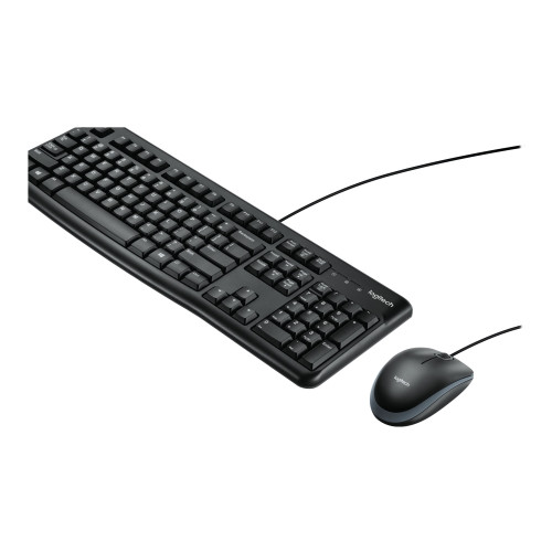 Logitech Logitech Desktop MK120 - sats med tangentbord och mus - QWERTY - USA, internationellt Inmatningsenhet