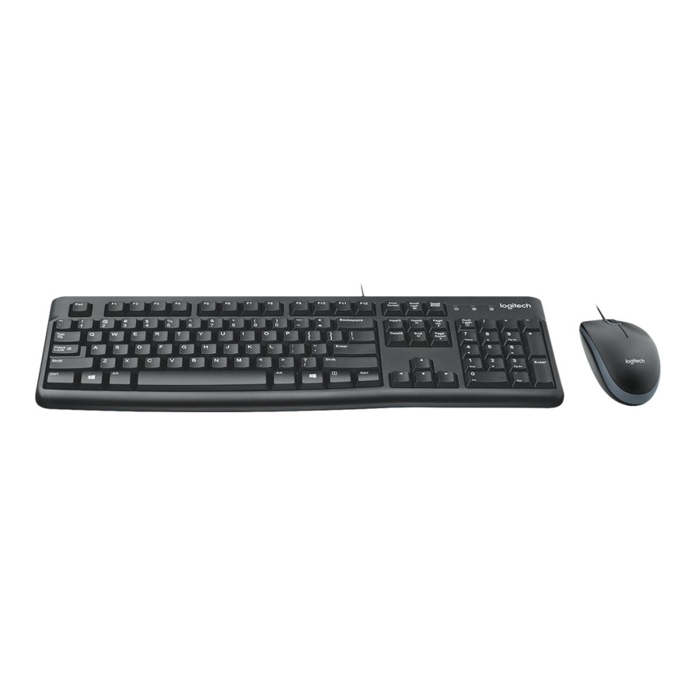 Produktbild för Logitech Desktop MK120 - sats med tangentbord och mus - QWERTY - USA, internationellt Inmatningsenhet