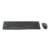 Produktbild för Logitech Desktop MK120 - sats med tangentbord och mus - QWERTY - USA, internationellt Inmatningsenhet