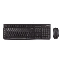 Produktbild för Logitech Desktop MK120 - sats med tangentbord och mus - QWERTY - USA, internationellt Inmatningsenhet