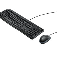 Produktbild för Logitech Desktop MK120 - sats med tangentbord och mus - QWERTY - USA, internationellt Inmatningsenhet