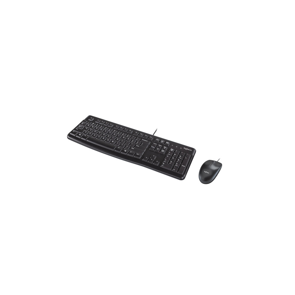 Produktbild för Logitech Desktop MK120 - sats med tangentbord och mus - QWERTY - USA, internationellt Inmatningsenhet