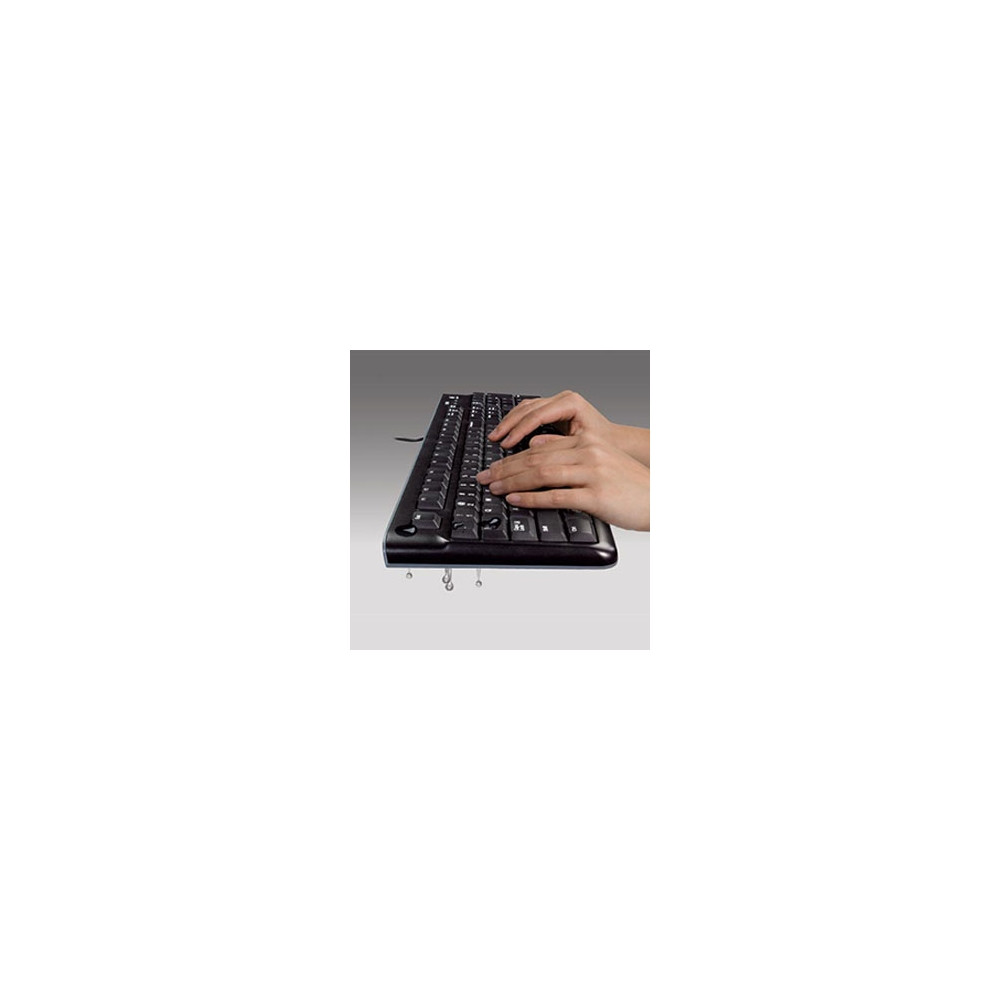 Produktbild för Logitech Desktop MK120 - sats med tangentbord och mus - QWERTY - USA, internationellt Inmatningsenhet