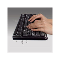 Produktbild för Logitech Desktop MK120 - sats med tangentbord och mus - QWERTY - USA, internationellt Inmatningsenhet
