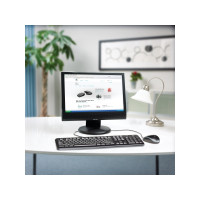 Produktbild för Logitech Desktop MK120 - sats med tangentbord och mus - QWERTY - USA, internationellt Inmatningsenhet