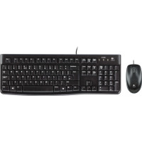 Produktbild för Logitech Desktop MK120 - sats med tangentbord och mus - QWERTY - USA, internationellt Inmatningsenhet