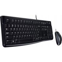 Produktbild för Logitech Desktop MK120 - sats med tangentbord och mus - QWERTY - USA, internationellt Inmatningsenhet