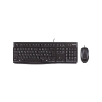 Produktbild för Logitech Desktop MK120 - sats med tangentbord och mus - QWERTY - USA, internationellt Inmatningsenhet