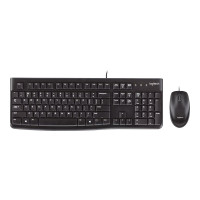 Produktbild för Logitech Desktop MK120 - sats med tangentbord och mus - QWERTY - USA, internationellt Inmatningsenhet