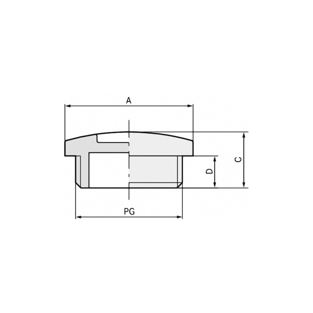 Produktbild för LAPP 52005980 SKINDICHT BLK PG 16 RAL 7035 LGY PG16 polystyr...