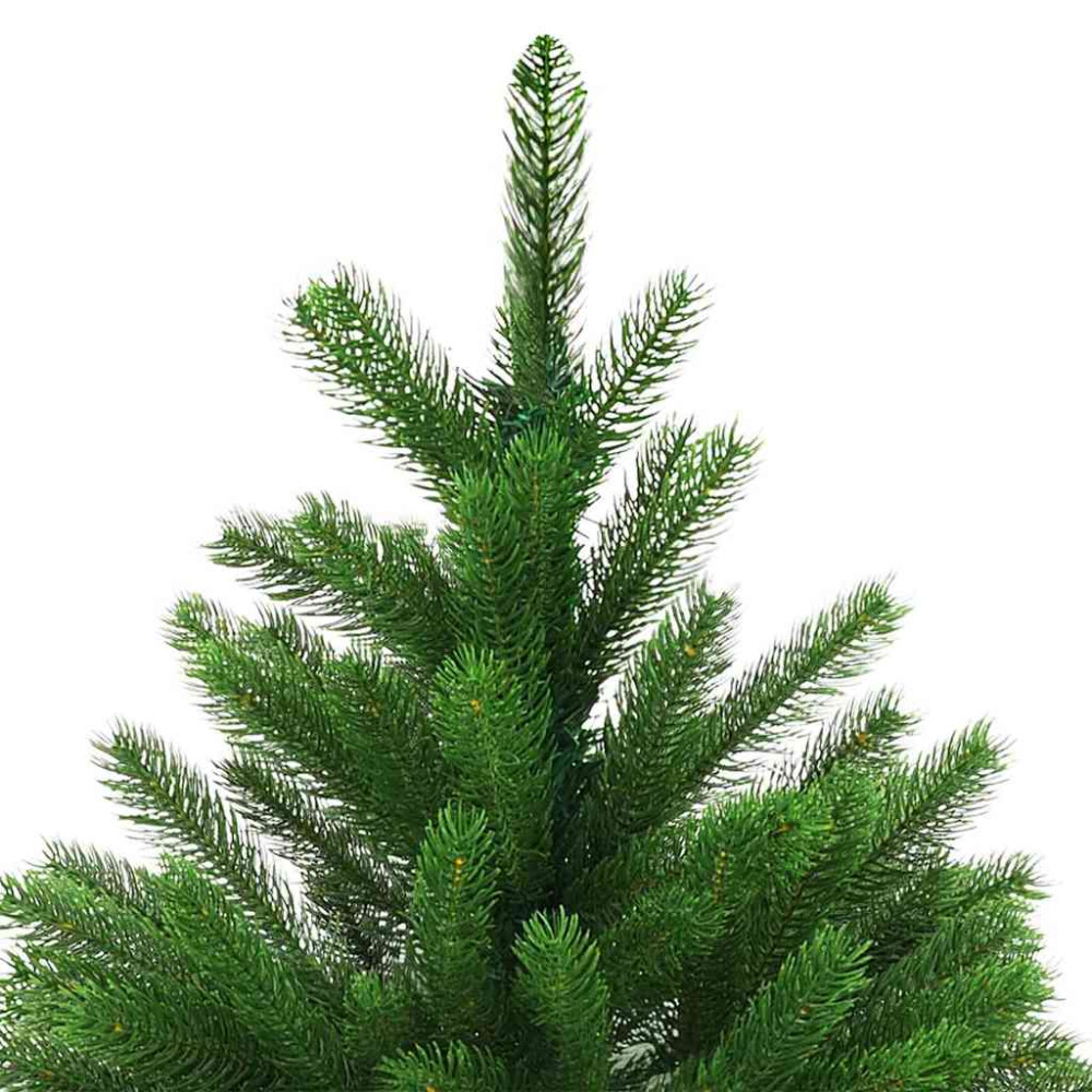 Produktbild för Julgran med 150 LED-lampor med stativ Grön 120 cm PE