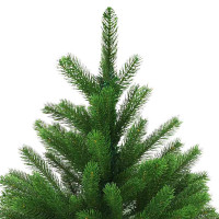 Produktbild för Julgran med 150 LED-lampor med stativ Grön 120 cm PE