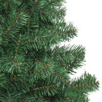 Produktbild för Julgran med 300 LED-lampor med stativ Grön 180 cm PVC