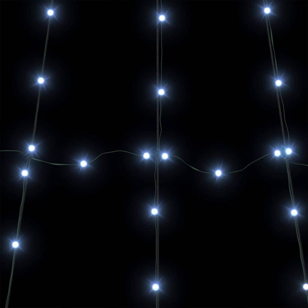 Produktbild för LED Julgran med markspikar med jordspikar Kallvit 511 cm Metall