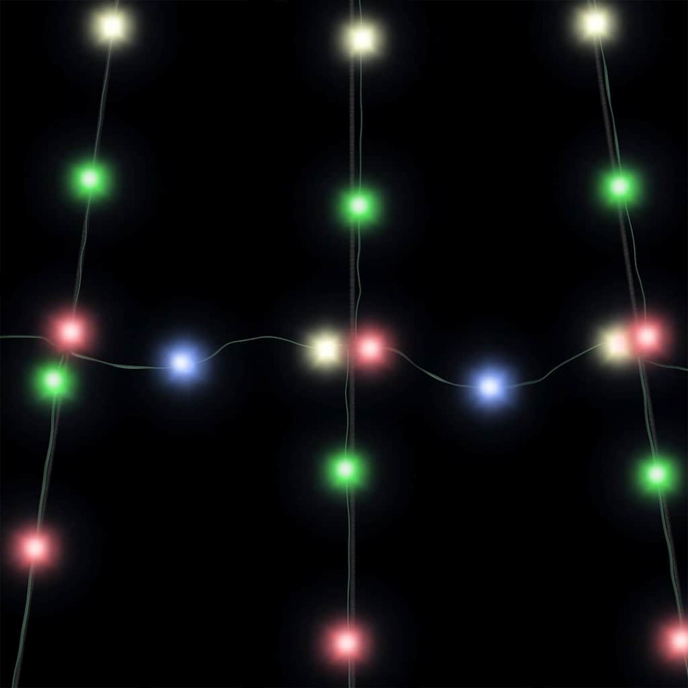 Produktbild för LED Julgran med markspikar Flerfärgsdesign 511 cm Metall
