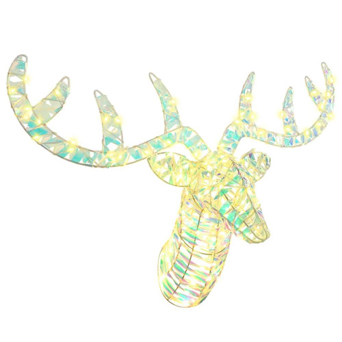 vidaXL Ren Pull Släde Varmvit 68 x 36.5 x 62.5 cm PET - Osorterat