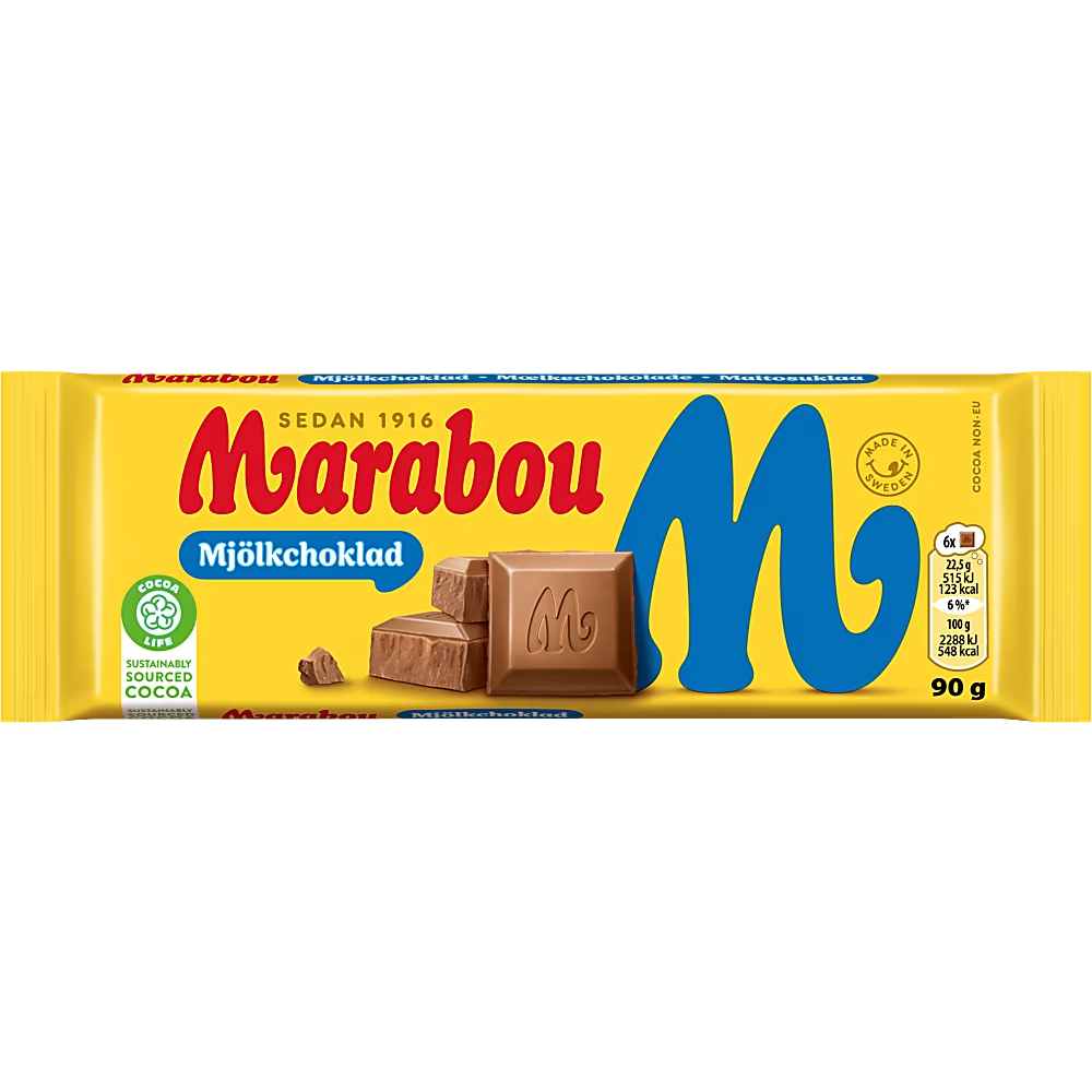 Produktbild för Mjölkchoklad 90 g