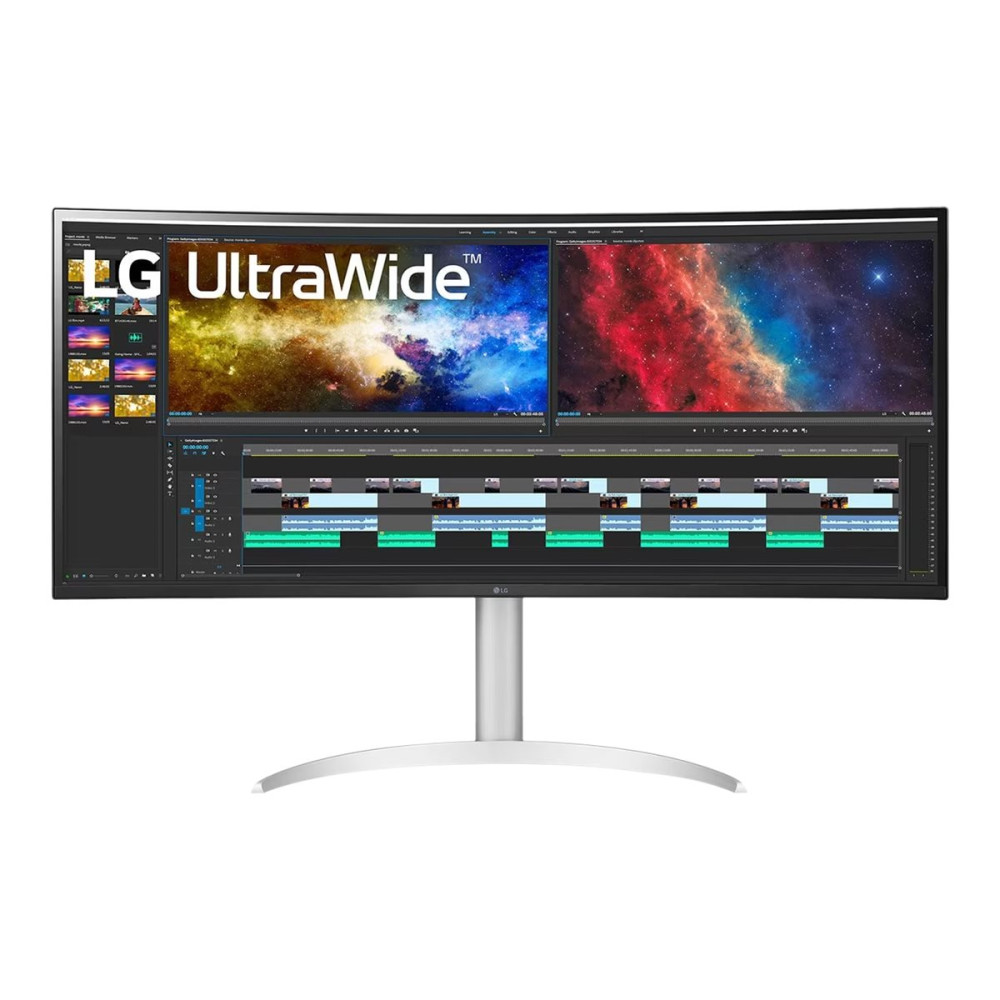 Produktbild för LG UltraWide 38BQ85C-W - LED-skärm - böjd - 38" - HDR