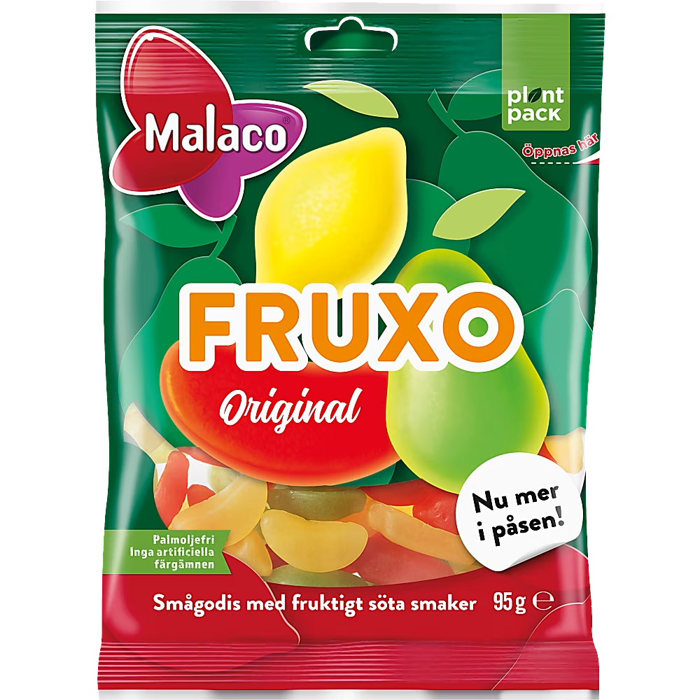 Produktbild för Malaco Fruxo 95 g