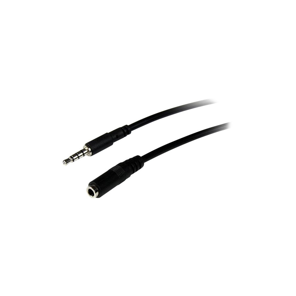 Produktbild för StarTech.com 1m 3.5mm 4 Position TRRS Headset Extension Cable - M/F - audio Extension Cable for iPhone (MUHSMF1M) - förlängningskabel till headset - 1 m