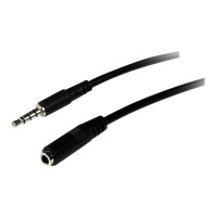 Produktbild för StarTech.com 1m 3.5mm 4 Position TRRS Headset Extension Cable - M/F - audio Extension Cable for iPhone (MUHSMF1M) - förlängningskabel till headset - 1 m