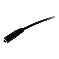 Produktbild för StarTech.com 1m 3.5mm 4 Position TRRS Headset Extension Cable - M/F - audio Extension Cable for iPhone (MUHSMF1M) - förlängningskabel till headset - 1 m