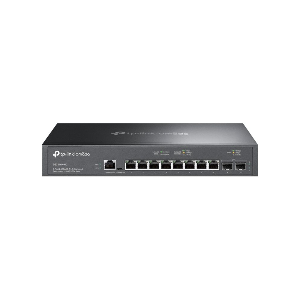 Produktbild för TP-Link Omada SG3210X-M2 V1 - switch - 8 portar - Administrerad - rackmonterbar