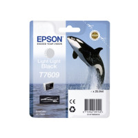 Produktbild för Epson T7609 - light light black - original - bläckpatron
